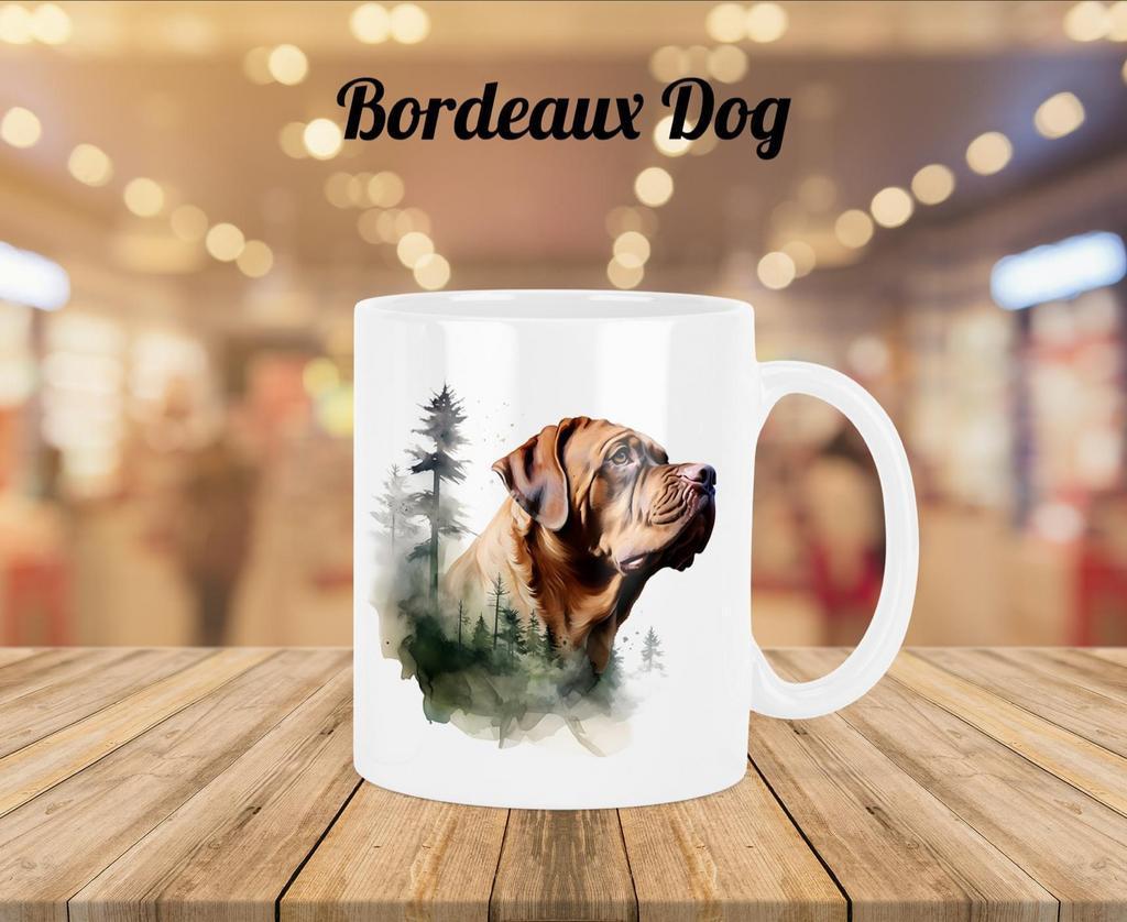 Bordeaux Dog profiel mok, Verzenden, Nieuw, Overige stijlen, Kop(pen) en/of Schotel(s)
