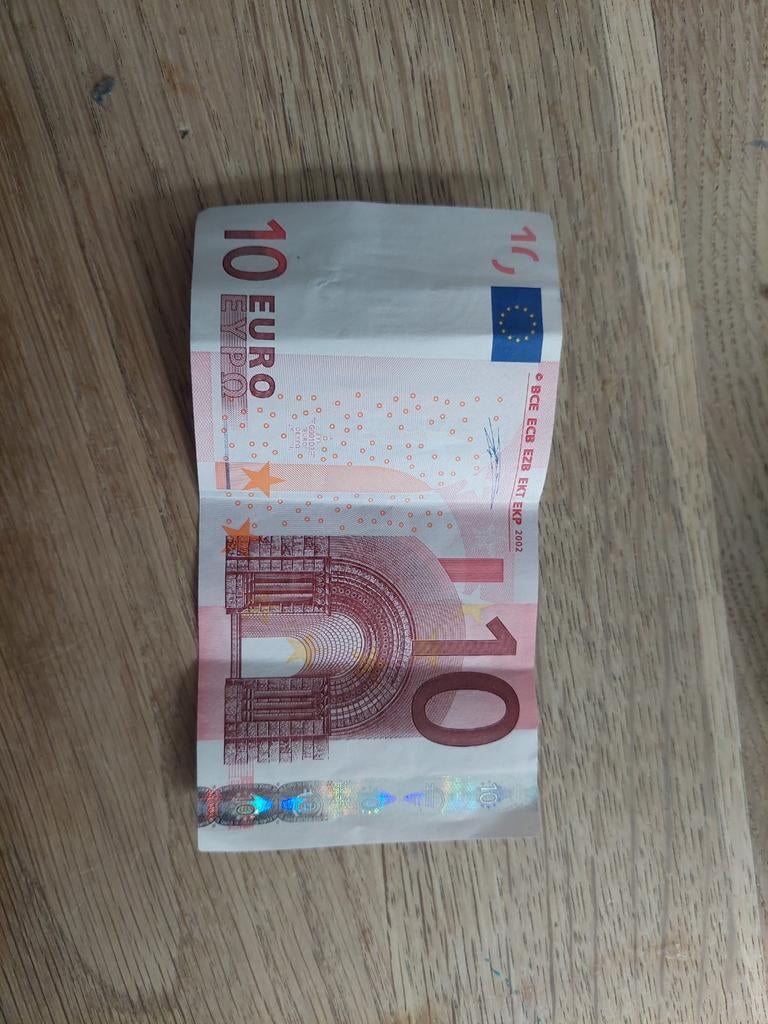 10 euro biljet 2002 Duisenberg P-prefix G-code oude serie, Postzegels en Munten, Bankbiljetten | Europa | Eurobiljetten, Ophalen of Verzenden