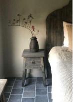 Stoere landelijke nachtkastjes * oud, hout * Huisje Sfeer, Ophalen of Verzenden, 70 cm of meer, Hout, 65 cm of meer