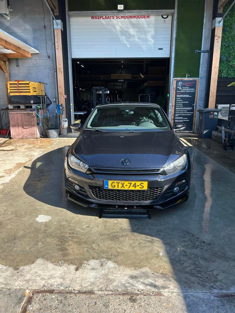 Volkswagen Scirocco 1.4 TSI 90KW 2009 Zwart, Auto's, Voorwielaandrijving, 4 cilinders, 4 stoelen, 1219 kg