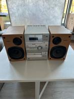 Sony stereo set met speakers, Ophalen of Verzenden, Gebruikt, Tuner of Radio, Sony