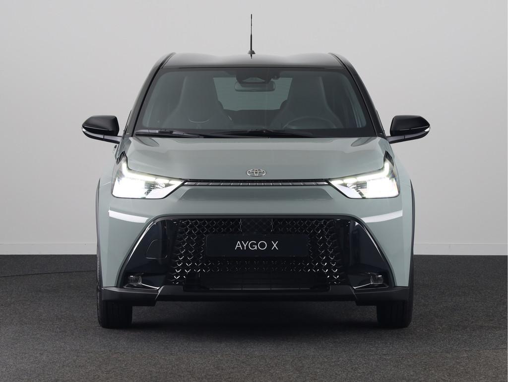 Toyota Aygo X Hybrid 115 pulse + Easy Pack | Keyless Entry |, Stof, Zwart, 4 stoelen, 116 pk