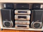 Technics stereo installatie met super woofer speakers, Ophalen of Verzenden, Gebruikt, Cassettedeck, Losse componenten