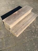 Redwood Houten trapje van jacuzzy, Ophalen, Gebruikt, Hout