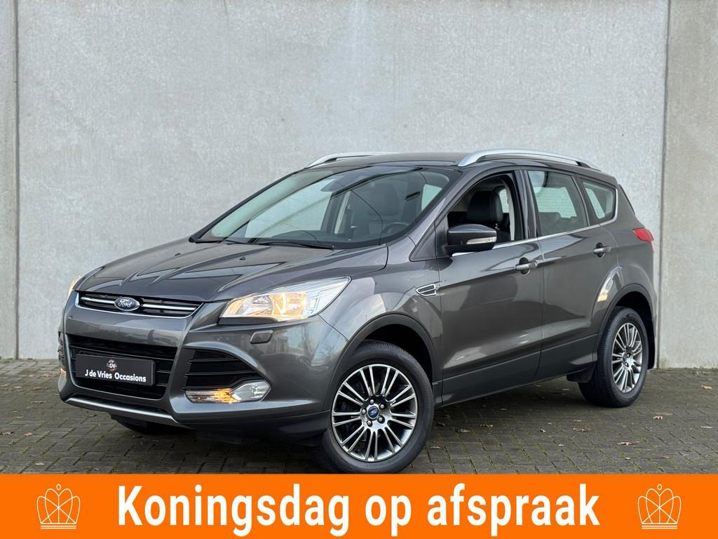 Ford Kuga 1.5 Titanium CLIMAT TREKHAAK ELEK PAKKET LMV STL V, Auto's, Ford, 1498 cc, 4 cilinders, 150 pk, Leder en Stof
