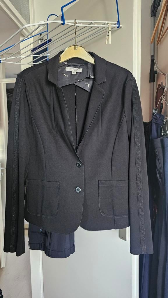 Comma' casual identity Zwart Colbert Blazer Maat 40, Maat 38/40 (M), Zwart, Ophalen of Verzenden, Zo goed als nieuw