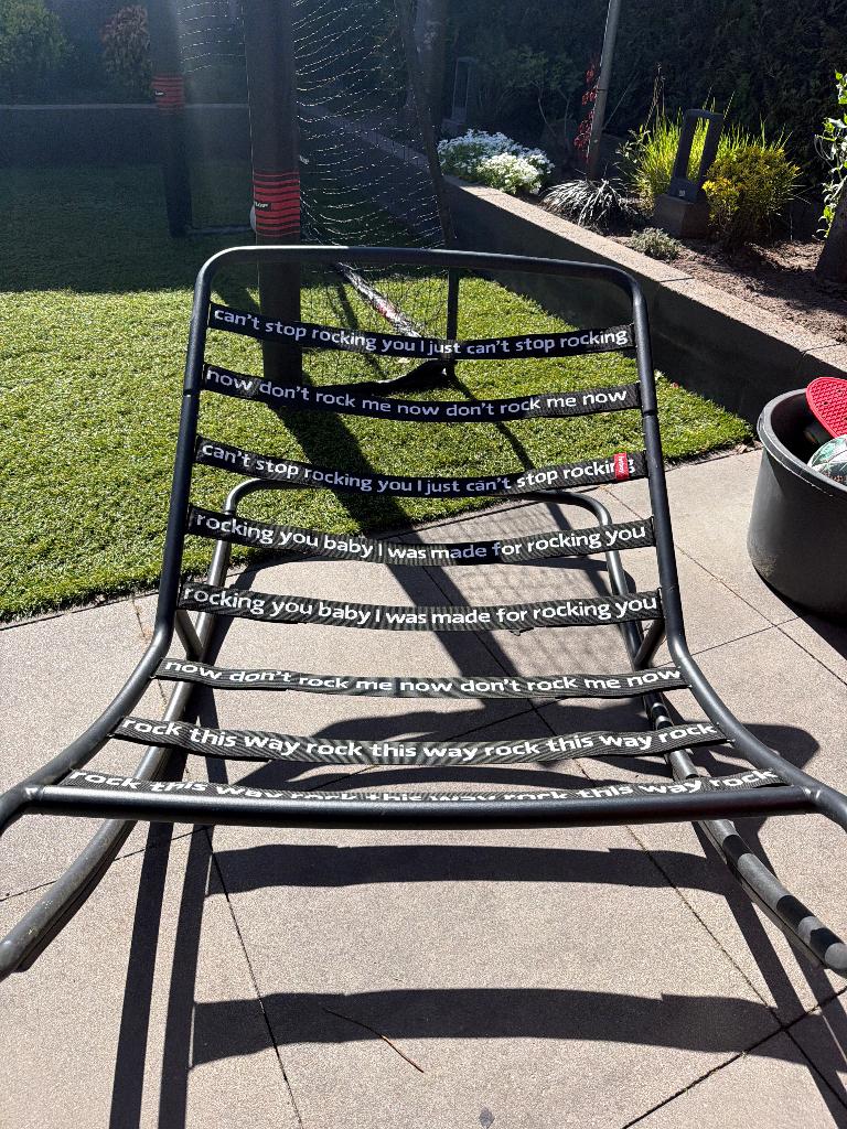 Fatboy schommelstoel, Ophalen, Nieuw, Aluminium