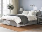IKEA Gladstad tweepersoonsbed 140x200 met matras, Huis en Inrichting, Slaapkamer | Bedden, Gebruikt, Wit, Tweepersoons, 200 cm