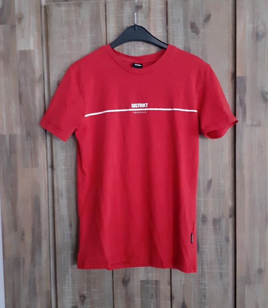 Shirt van Distrikt maat XS, Ophalen of Verzenden, Zo goed als nieuw, Distrikt Nørrebro, Rood