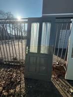Hardhout deur dubbelglas, Ophalen of Verzenden, Zo goed als nieuw, Buitendeur, 200 tot 215 cm