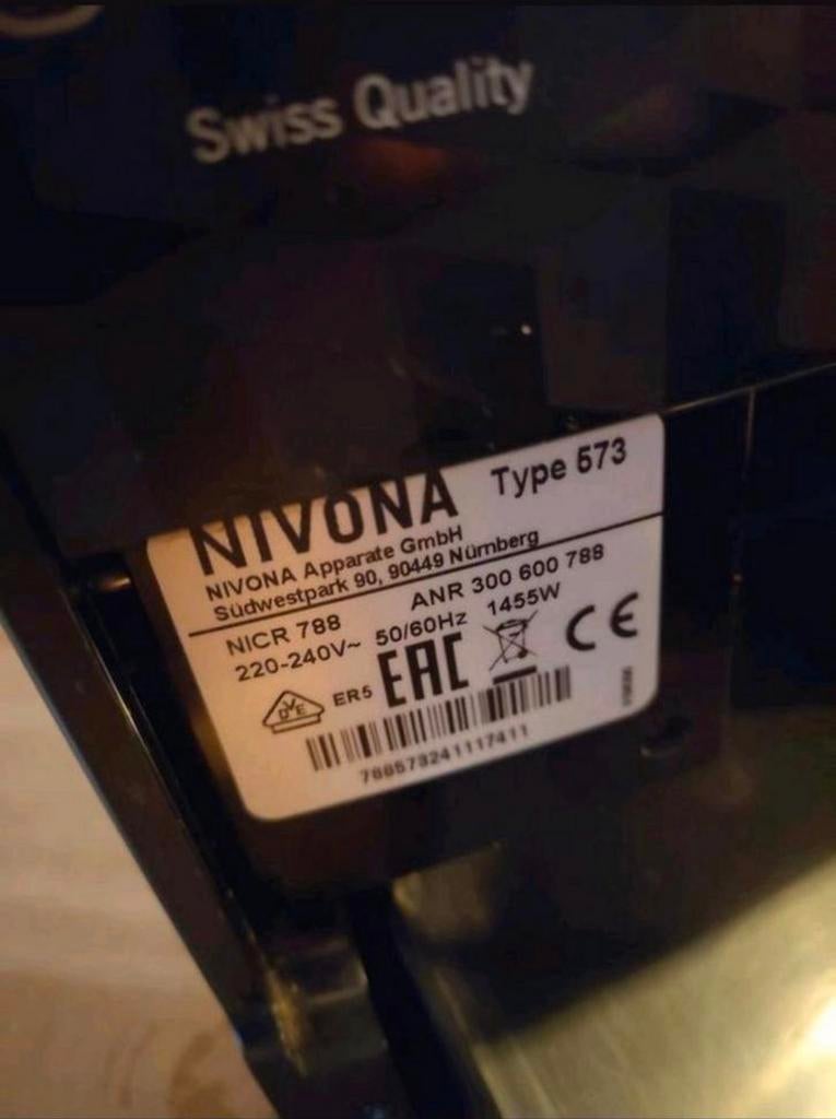 Nivona volautomatisch espressomachine koffiezetapparaat, Ophalen of Verzenden, Gebruikt, Koffiemachine, Koffiebonen