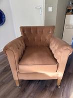 Riviera Maison Paramount stoel velvet bruin, Ophalen, Gebruikt, Minder dan 75 cm, Landelijk