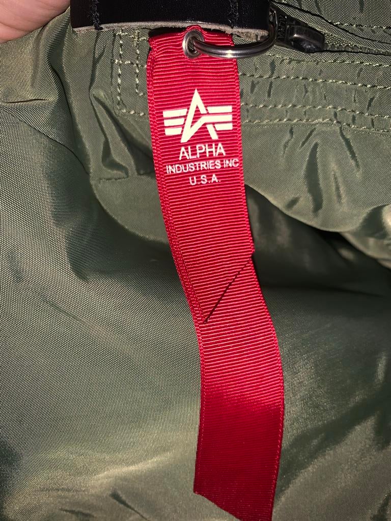 Alpha Industries MA-1 Bomberjack - Zo goed als nieuw, Ophalen of Verzenden, Zo goed als nieuw, Groen
