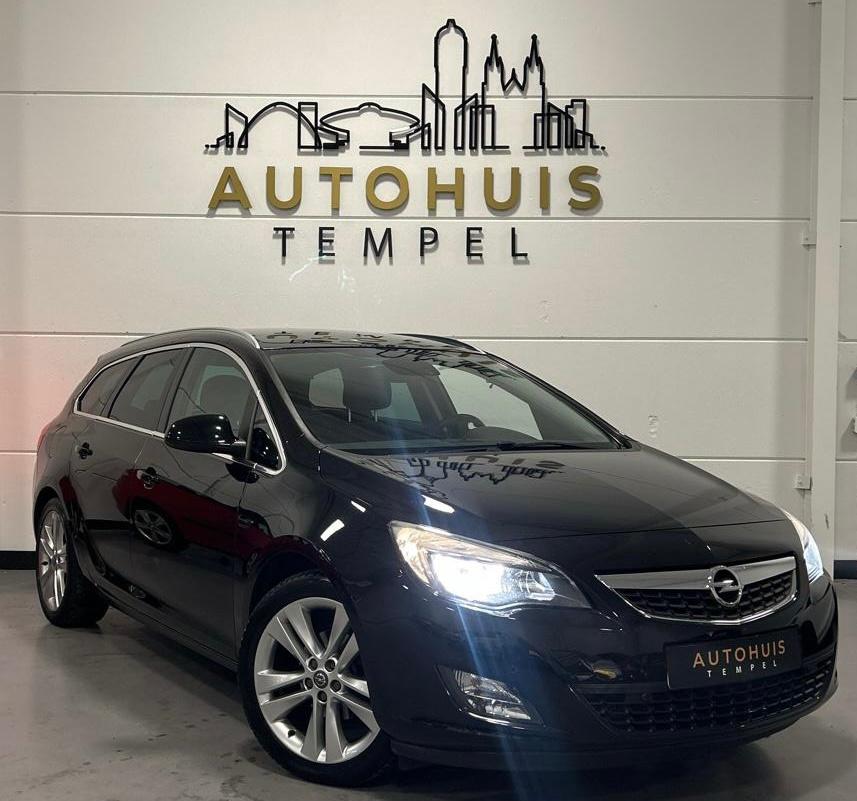 Opel Astra Sports Tourer 1.4 Turbo Sport Nap Airco Cruise Tr, Voorwielaandrijving, Euro 5, Stof, Gebruikt