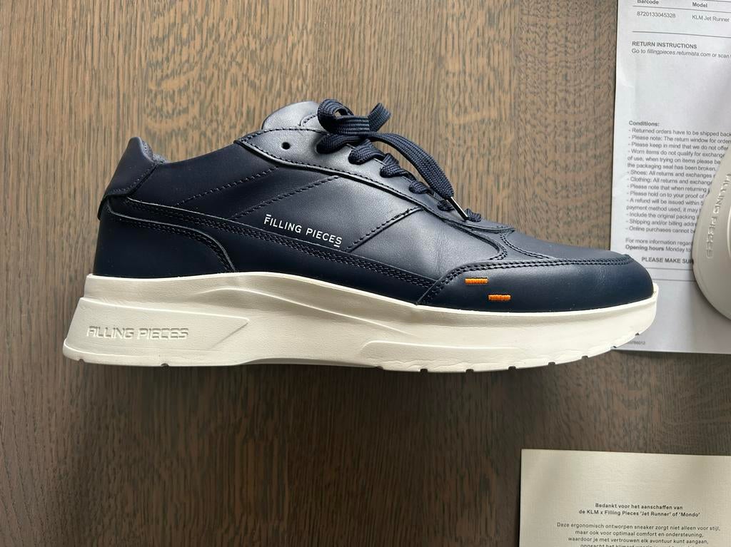 Filling Pieces Jet Runner KLM Sneakers - Maat 44, Kleding | Heren, Ophalen of Verzenden, Nieuw, Blauw, Sneakers of Gympen