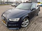 Audi A3 Sportback 2.0 TFSI QUATTRO SPORT S-LINE 2018 PANO LE, Automaat, 730 kg, Gebruikt, Blauw