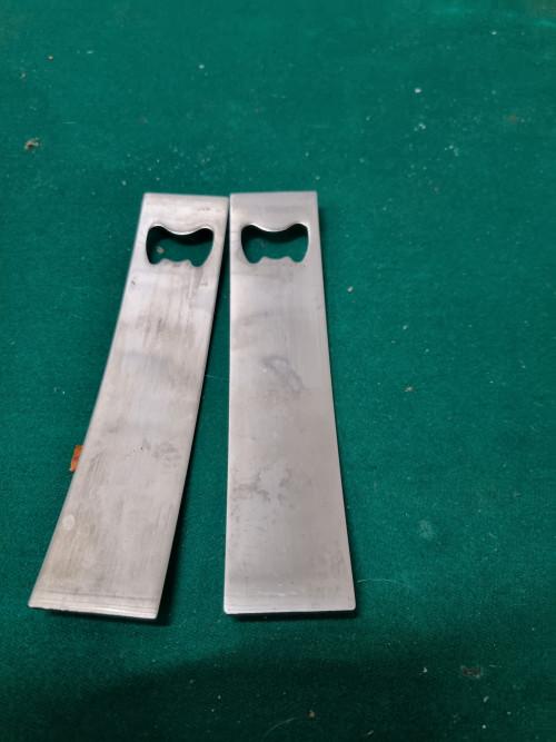 -	Fles opener rvs twee stuks, Ophalen of Verzenden