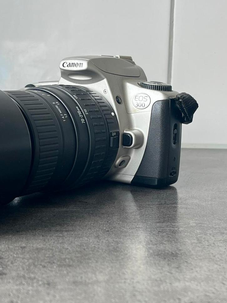 Canon EOS 300 analoge spiegelreflexcamera, Audio, Tv en Foto, Fotocamera's Analoog, Gebruikt, Spiegelreflex, Canon, Ophalen of Verzenden