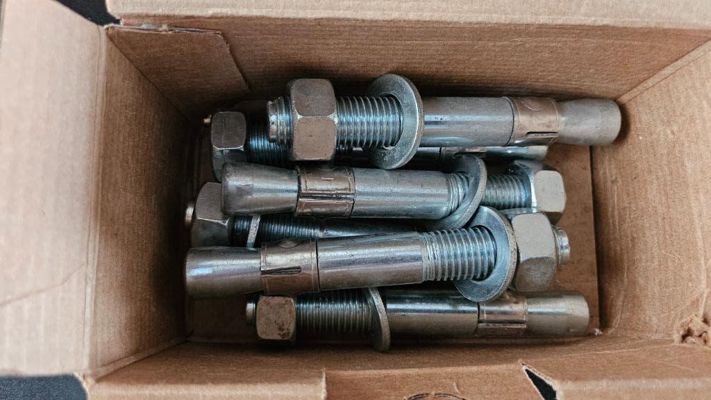 6 stuks * Stalen snelbouwankers Verzinkt  16/15 K M16x120, 100 tot 250 mm, Overige typen, Nieuw, Ophalen of Verzenden