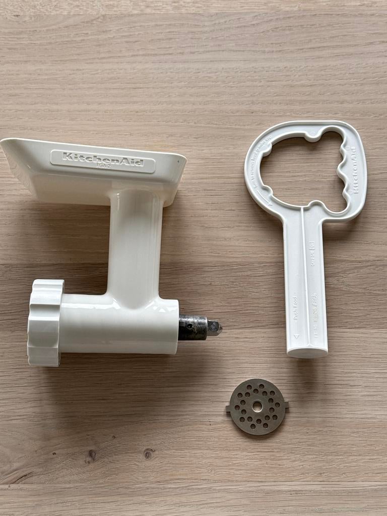 KitchenAid Vleesmolen Opzetstuk 5FGA - Zo goed als nieuw, Ophalen of Verzenden, Zo goed als nieuw
