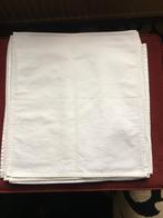8 stuks katoenen horeca servetten, Ophalen, Zo goed als nieuw, Wit, Tafelkleed of Tafelzeil