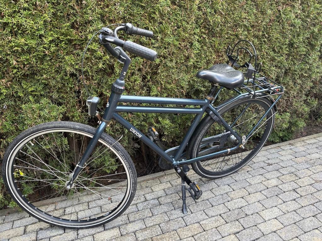 Union heren/kinderfiets met Monkey Bagagedrager, Terugtraprem, Gebruikt, Versnellingen, 49 tot 53 cm