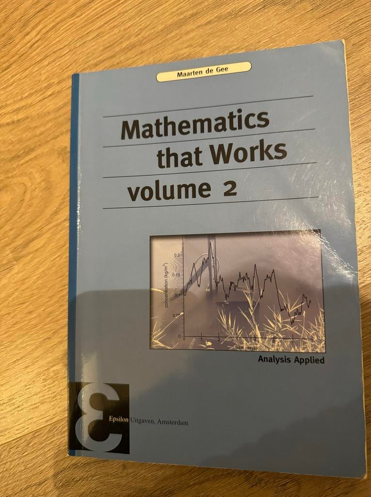 Mathematics that Works Volume 2 - Maarten de Gee, Boeken, Studieboeken en Cursussen, Ophalen of Verzenden, Beta, Zo goed als nieuw