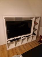 Vakkenkast met ruimte voor 65 inch tv, Huis en Inrichting, 100 tot 150 cm, Ophalen of Verzenden, Zo goed als nieuw, 200 cm of meer