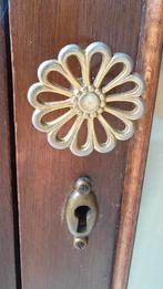 Vintage Vitrinekastje H148 B78 D42 boekenkast, kast, kastje, Ophalen, Glas, 100 tot 150 cm, Vintage, Klassiek