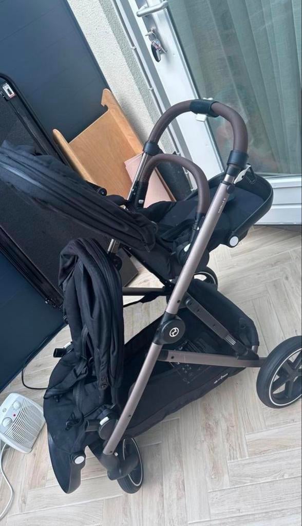 Cybex Duo Kinderwagen met Maxi-Cosi - Ideaal voor Tweeling, Gebruikt, Duowagen, Ophalen of Verzenden, Kinderwagen