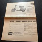 VESPA 1966 (#24) Bromfiets folder, Verzenden, Gelezen, Folder