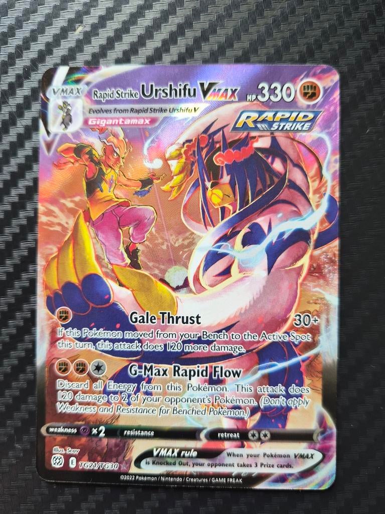 Urshifu VMAX Pokémon Kaart - Rapid Strike Gigantamax, Hobby en Vrije tijd, Verzamelkaartspellen | Pokémon, Ophalen of Verzenden