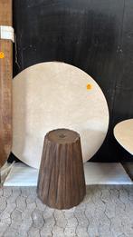 Japandi eettafel marmer rond 150 x 76 cm, Huis en Inrichting, Tafels | Eettafels, Ophalen, Japandi, Overige materialen, 100 tot 150 cm