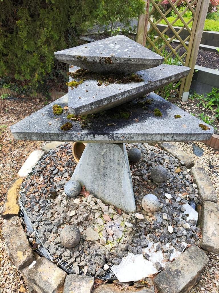 Fontein voor in tuin, Tuin en Terras, Ophalen, Gebruikt, Beton, Fontein