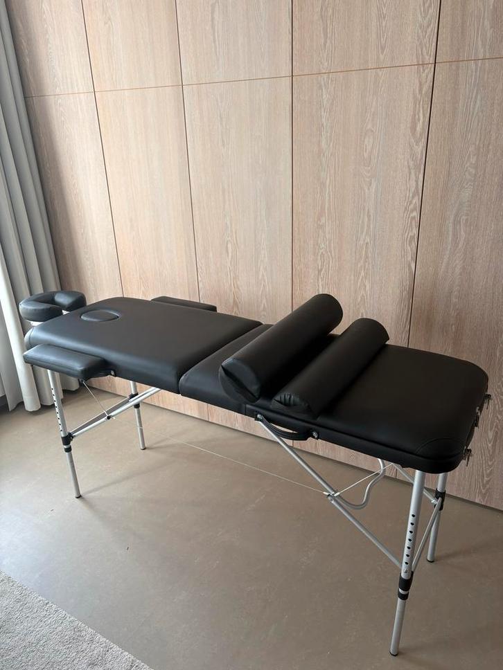 Zwarte massagetafel - zeer goede staat!, Sport en Fitness, Massageproducten, Gebruikt, Massagetafel, Ophalen