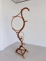 VINTAGE PLANTENSTANDAARD BAMBOE SLANG | ROHÉ NOORDWOLDE, Ophalen, Overige materialen, Minder dan 30 cm, -