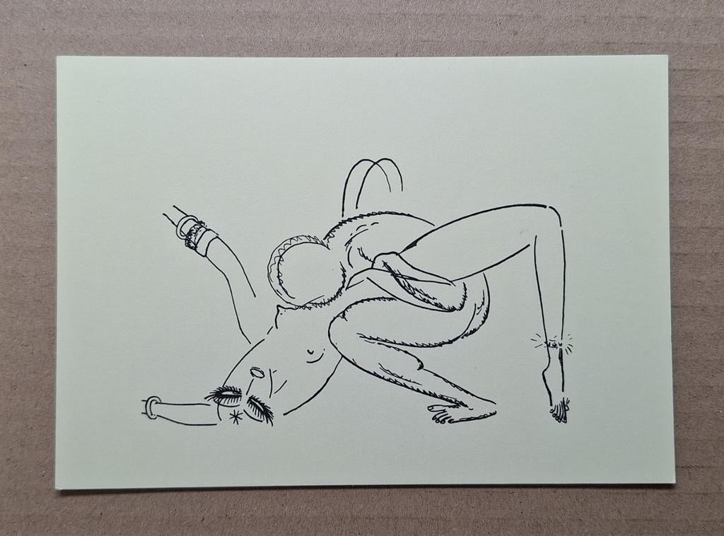 Kees van Dongen - Illustratie voor 1001 Nacht, 1918. A3054, Verzamelen, Ophalen of Verzenden, 1980 tot heden, Ongelopen, Overige thema's