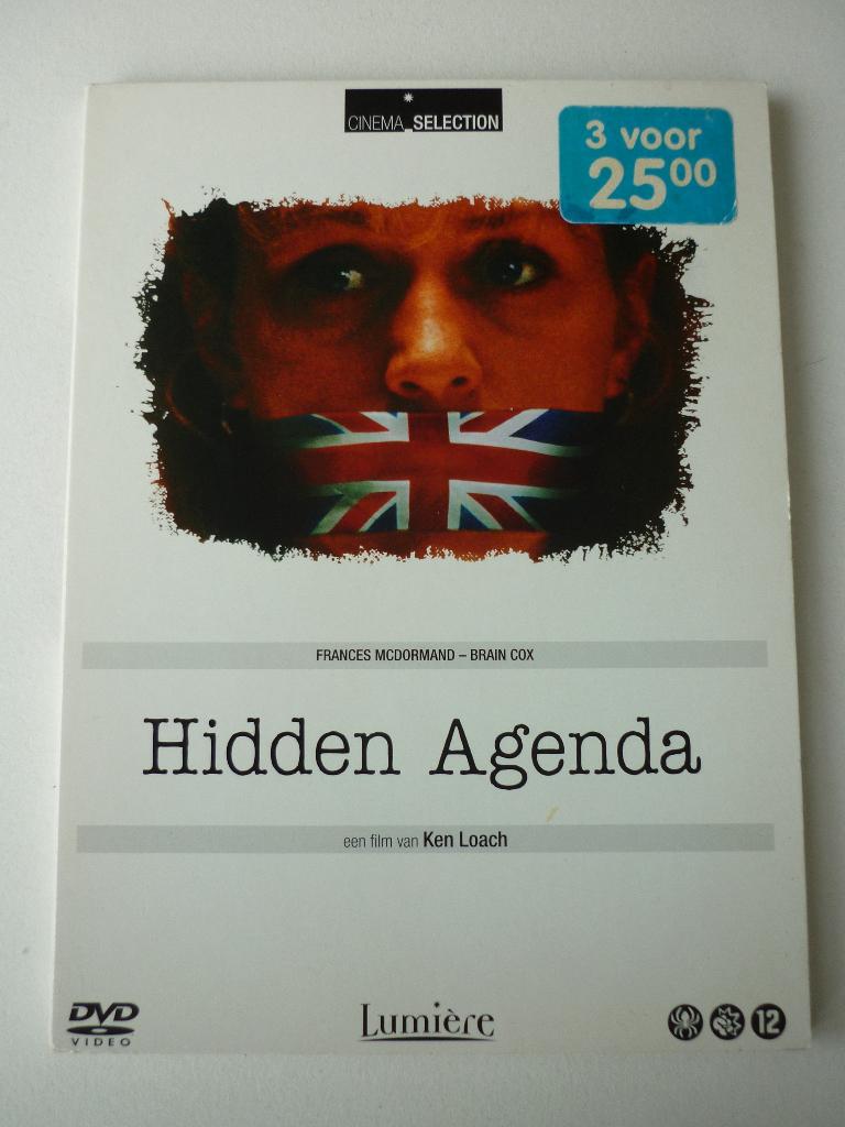 Hidden Agenda – Ken Loach, Vanaf 16 jaar, Ophalen of Verzenden, Gebruikt, Overige genres