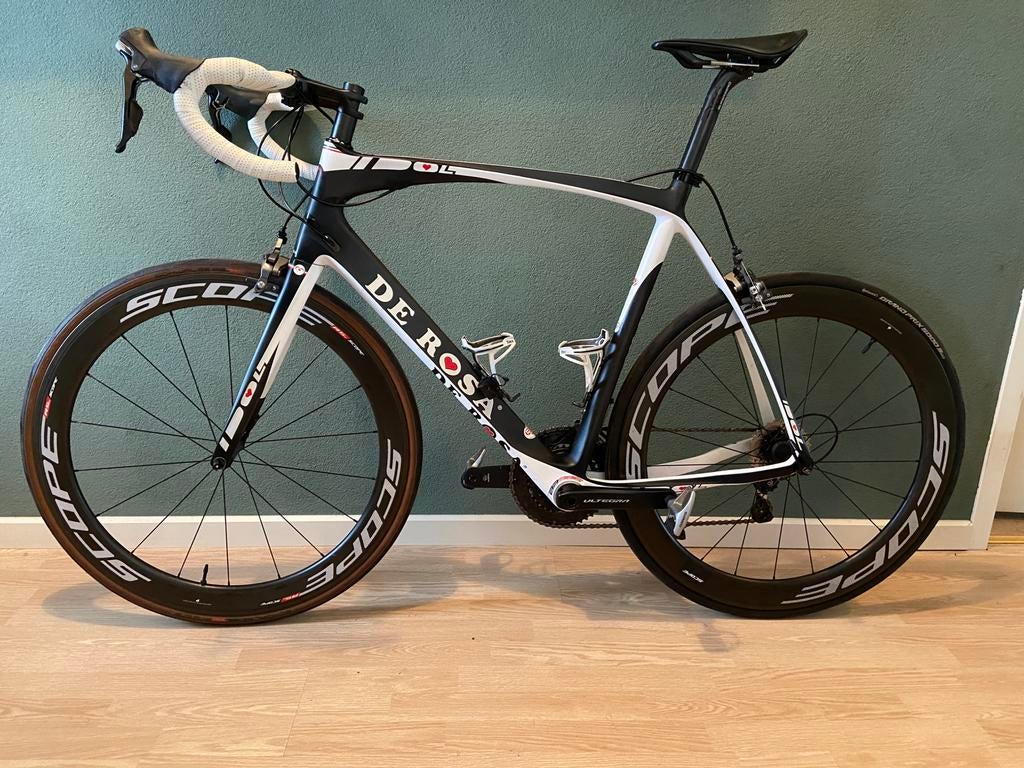 De Rosa Idol full carbon maat 59.5, Gebruikt, Carbon, 57 tot 61 cm, Meer dan 20 versnellingen