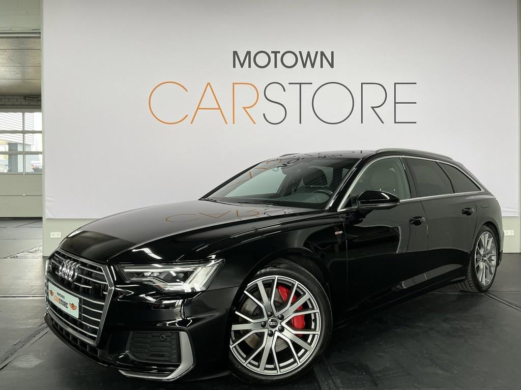 Audi A6 Avant 55 TFSI e S-Line 367Pk Adapt. Cruise B&O, Auto's, Audi, Automaat, Gebruikt, Zwart, Origineel Nederlands