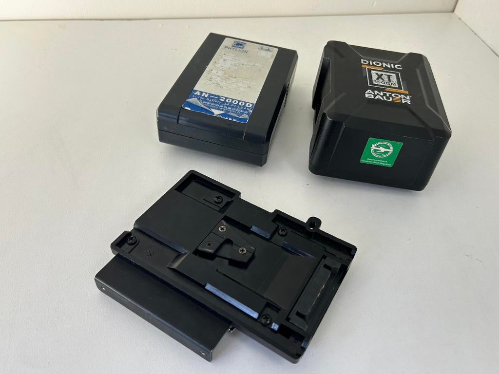 V-lock en Anton Bauer mount accuset, Ophalen of Verzenden, Zo goed als nieuw