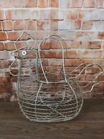 Metalen kippenmand voor eieren draadmand kip, Ophalen of Verzenden, Zo goed als nieuw