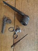 Vintage pijp en sigaar attributen, Verzamelen, Ophalen, Gebruikt, (Water)pijp