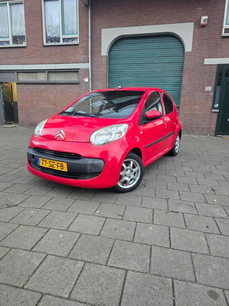 Citroen c1 2006 – Betrouwbaar, zuinig & rijklaar nieuwe APK, Voorwielaandrijving, Airbags, Stof, Zwart