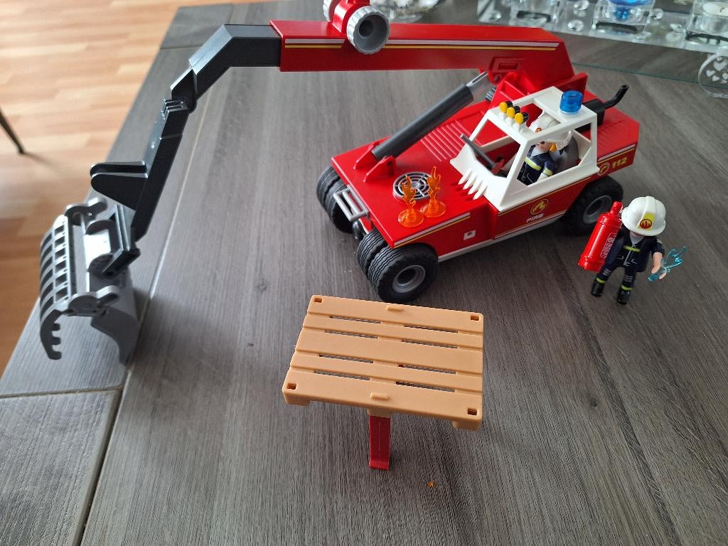 Brandweer auto playmobil, Ophalen, Gebruikt, Duplo