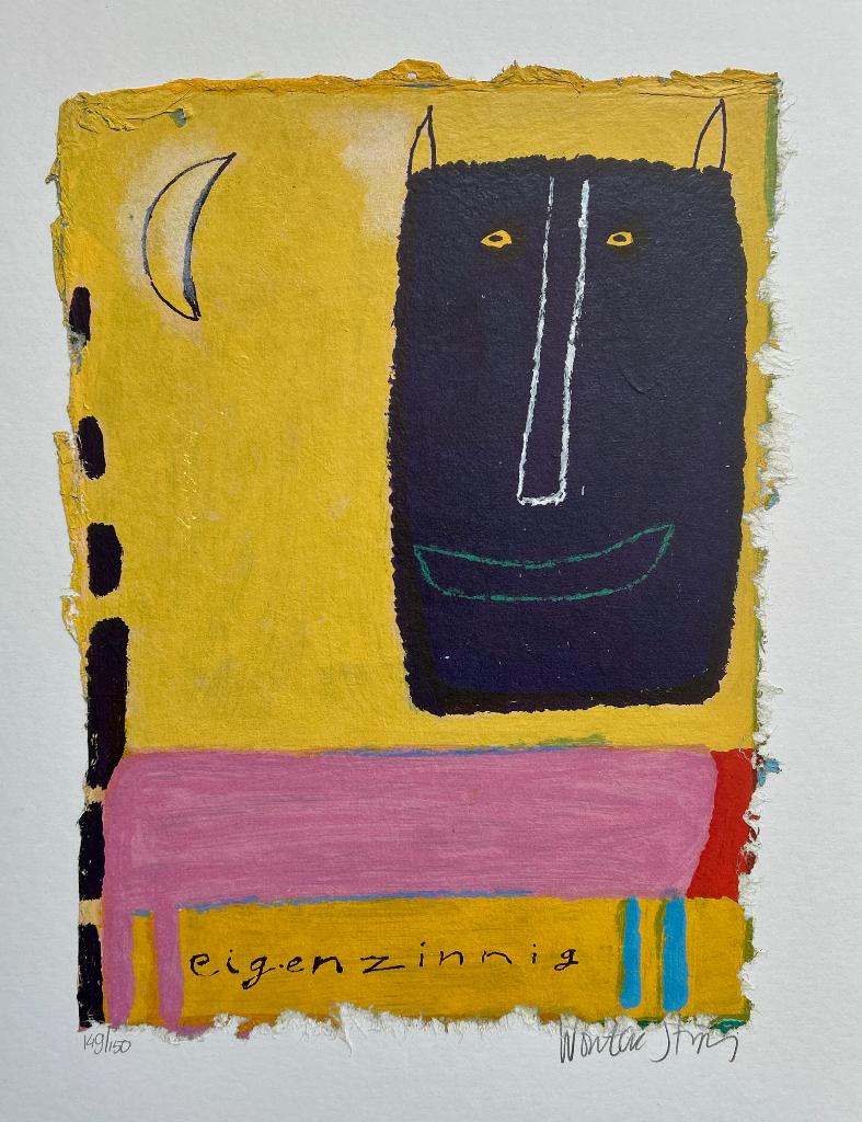 Zeefdruk Wouter Stips - Eigenzinnig, Antiek en Kunst, Verzenden