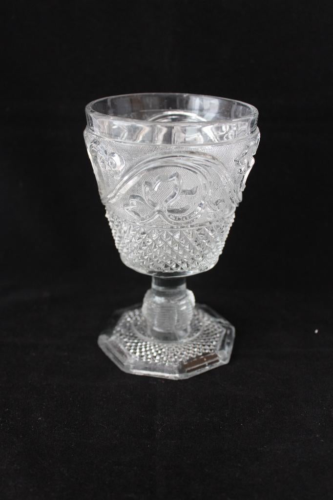 Antiek Frans Baccarat St Louis Le Creusot bokaal 1840, Ophalen of Verzenden