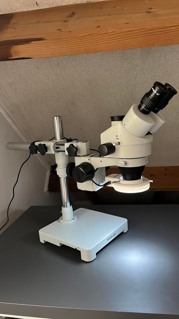 Microscoop te koop, Audio, Tv en Foto, Optische apparatuur | Microscopen, Ophalen, Nieuw, Minder dan 400x, Stereomicroscoop