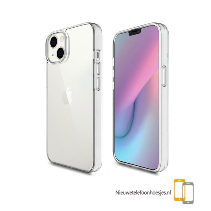 Apple iphone 13 Mini siliconen hoesje - Transparant, Telecommunicatie, Mobiele telefoons | Hoesjes en Frontjes | Apple iPhone
