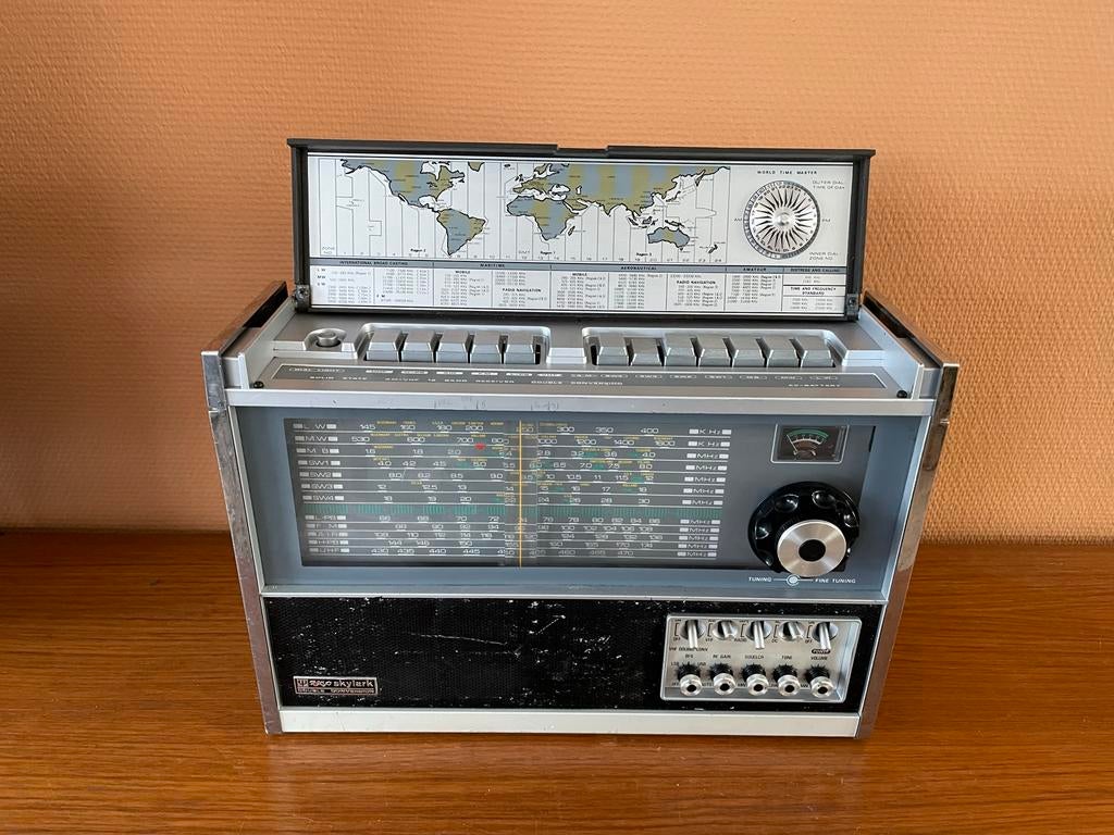 Wereldradio Tokyo Skylark Model NR-52F1, Audio, Tv en Foto, Radio's, Ophalen, Gebruikt, Wereldontvanger